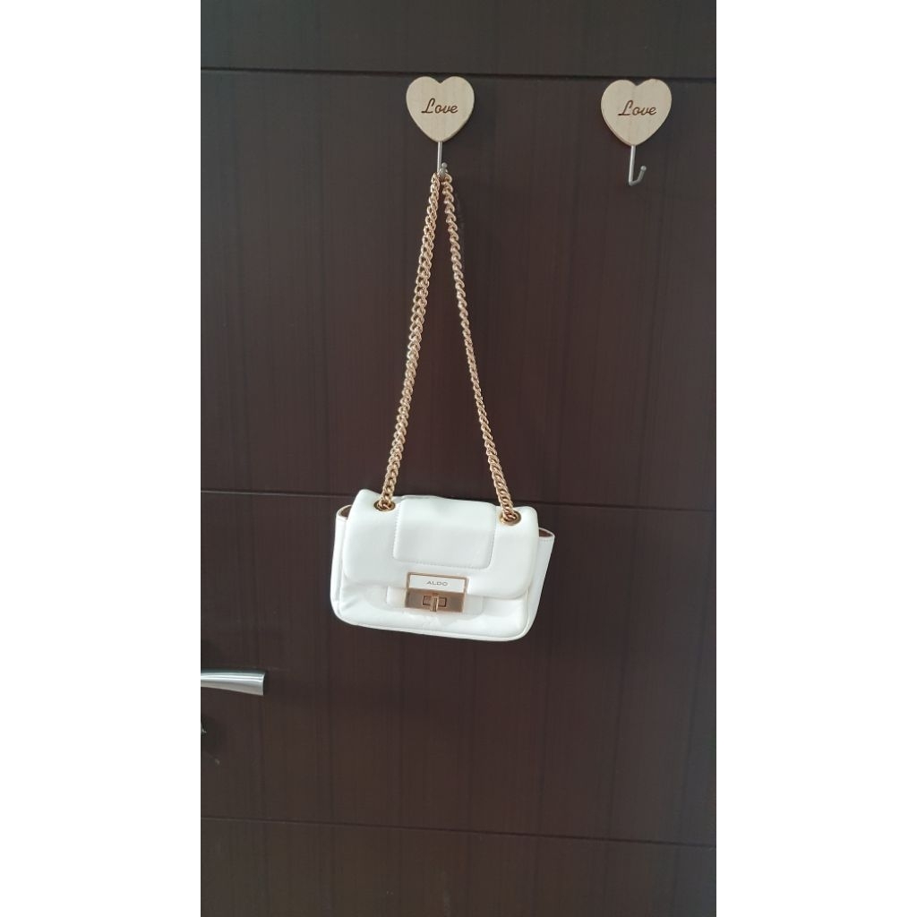 PRELOVED Aldo Mini White Bag