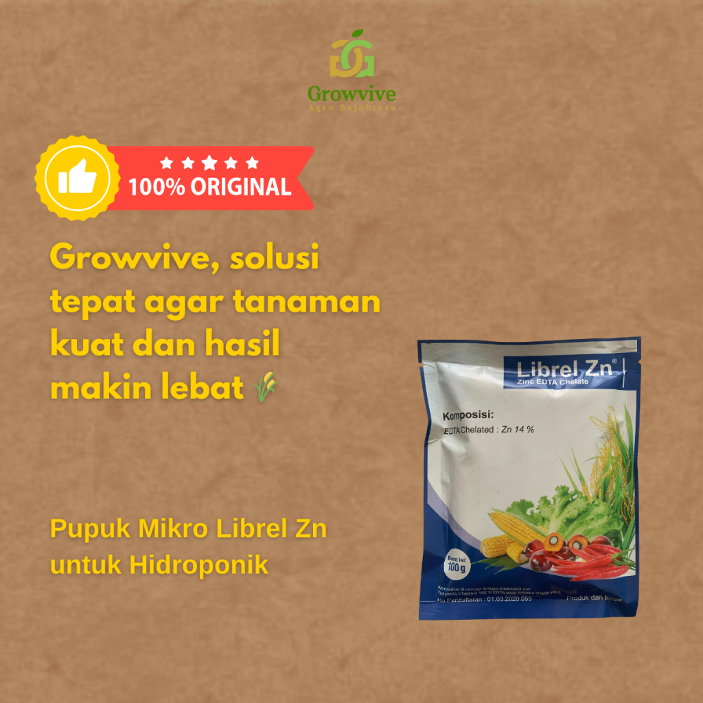 Pupuk Mikro Librel Zn 100 gram