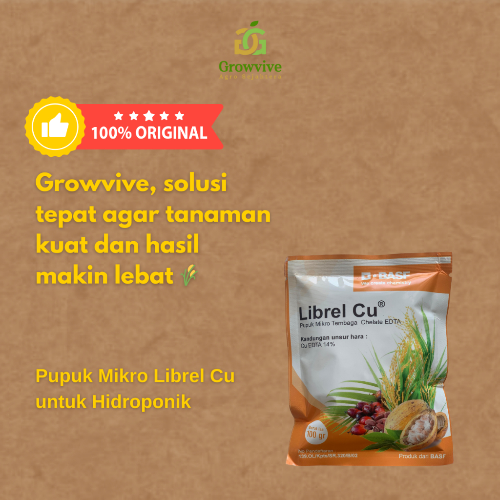 Pupuk Mikro Librel Cu 100 gram