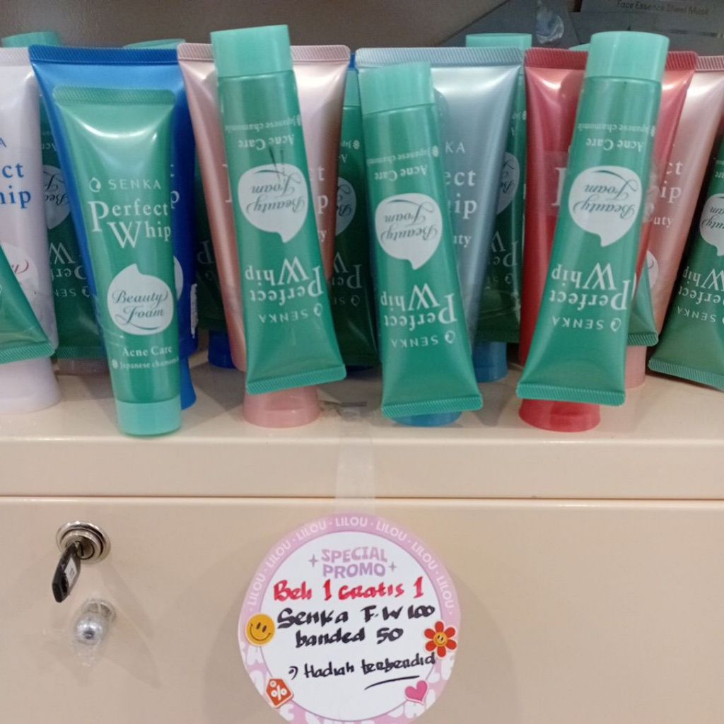 Promo Senka facial wash 100g free facial wash acne care 50gr