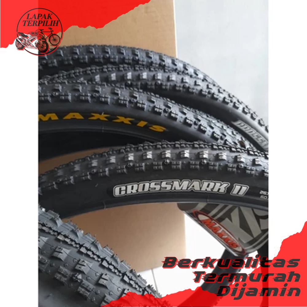 BAN LUAR SEPEDA GUNUNG MTB MAXXIS crossmarkII 26 x 195 SPAREPART SEPEDA TERMURAH