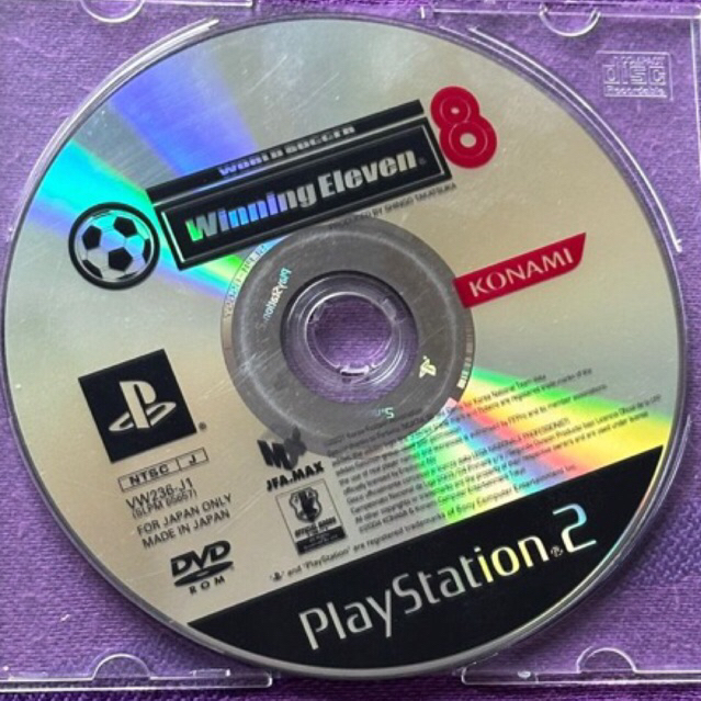 kaset ps2 original japan winning eleven 8