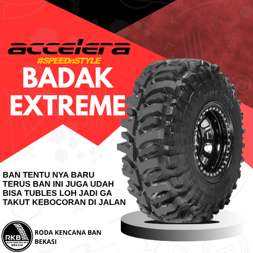 ACCELERA 33x10.5 R15 BADAK XTREME Ban Mobil Jeep Wrangler Ban Terbaik