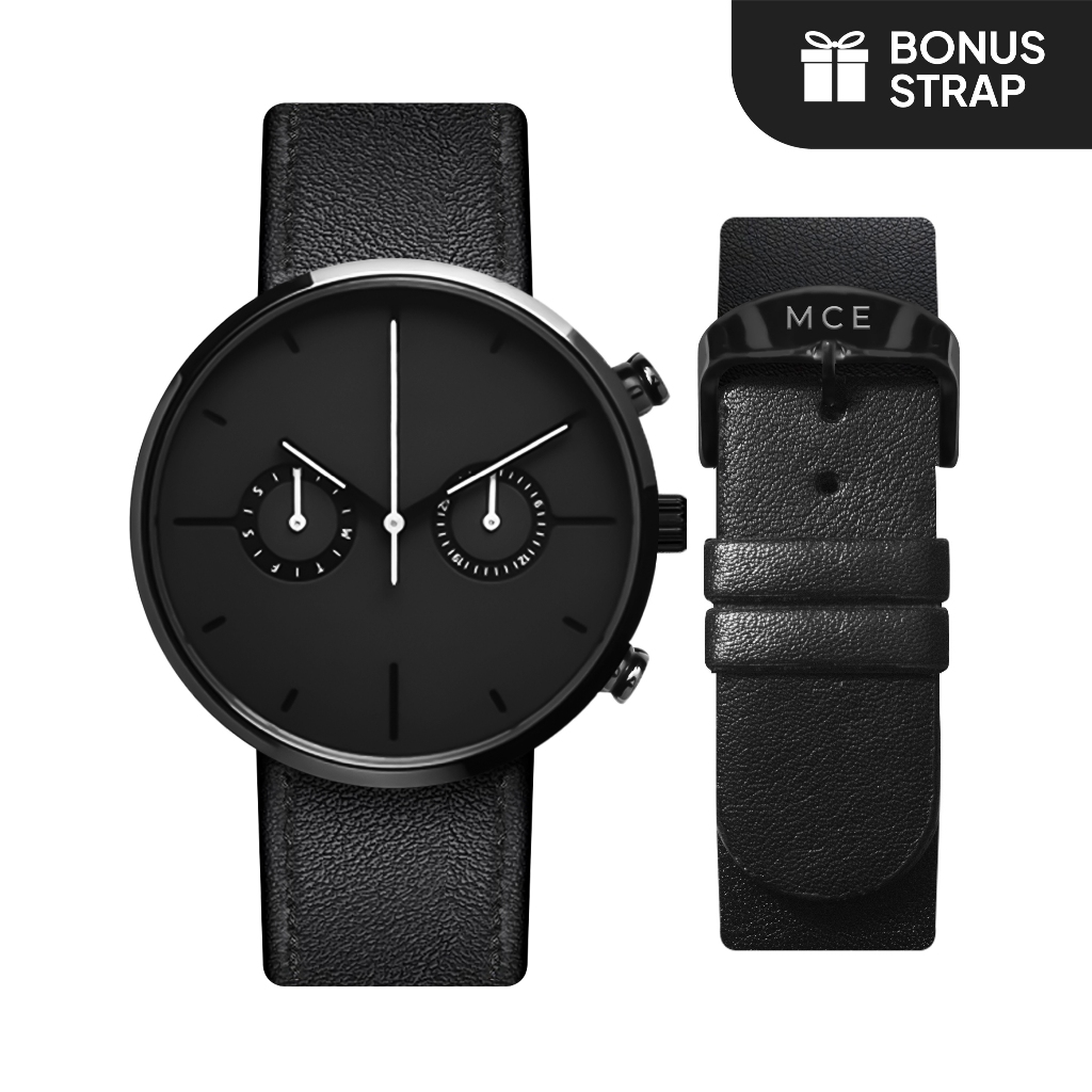 MCE Jam Tangan Pria Regal 1.0 Series Full Black