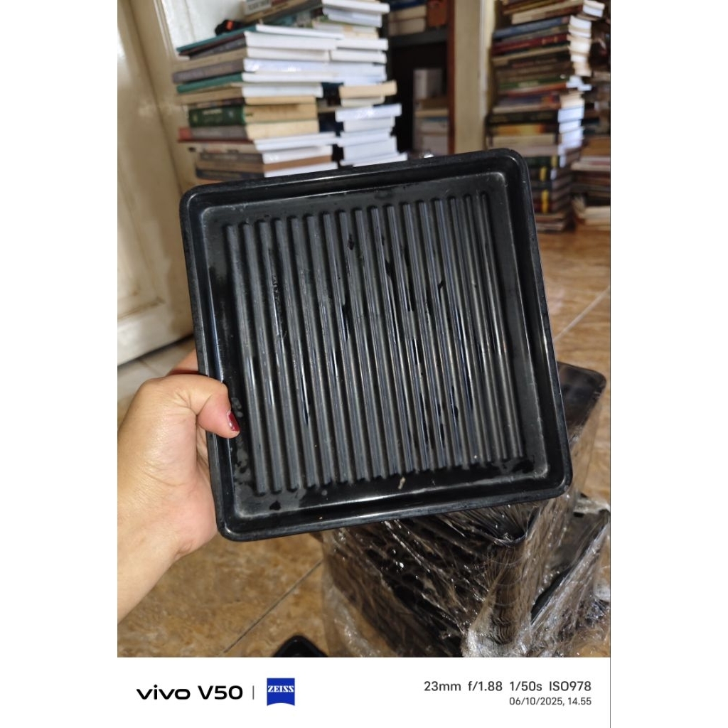 Piring Shabu Tray Melamin 19 Inch - Shabu Gril Daging Meat - Piring Daging - 14075G