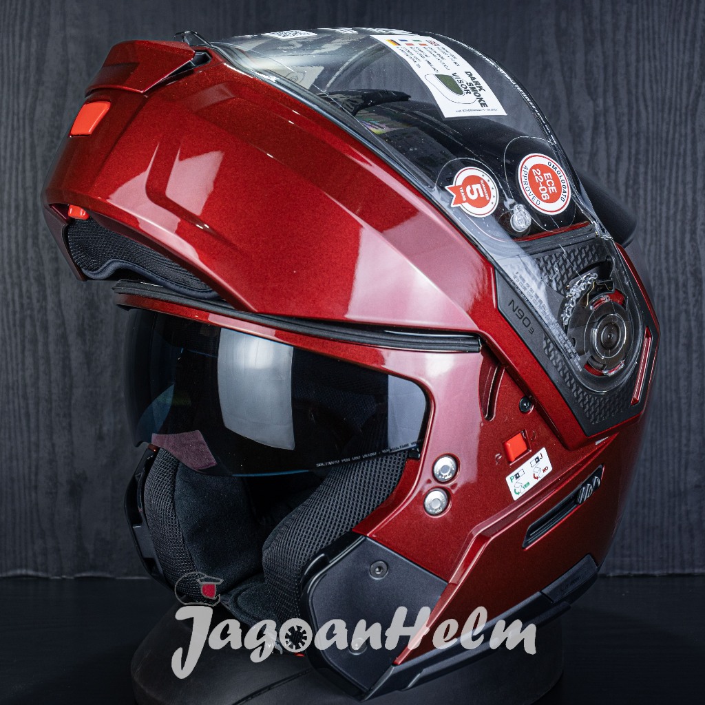 NOLAN HELM N903 VERNICIATURA SPECIALE 344 | BLACK RED | N-903 MODULAR FLUP UP