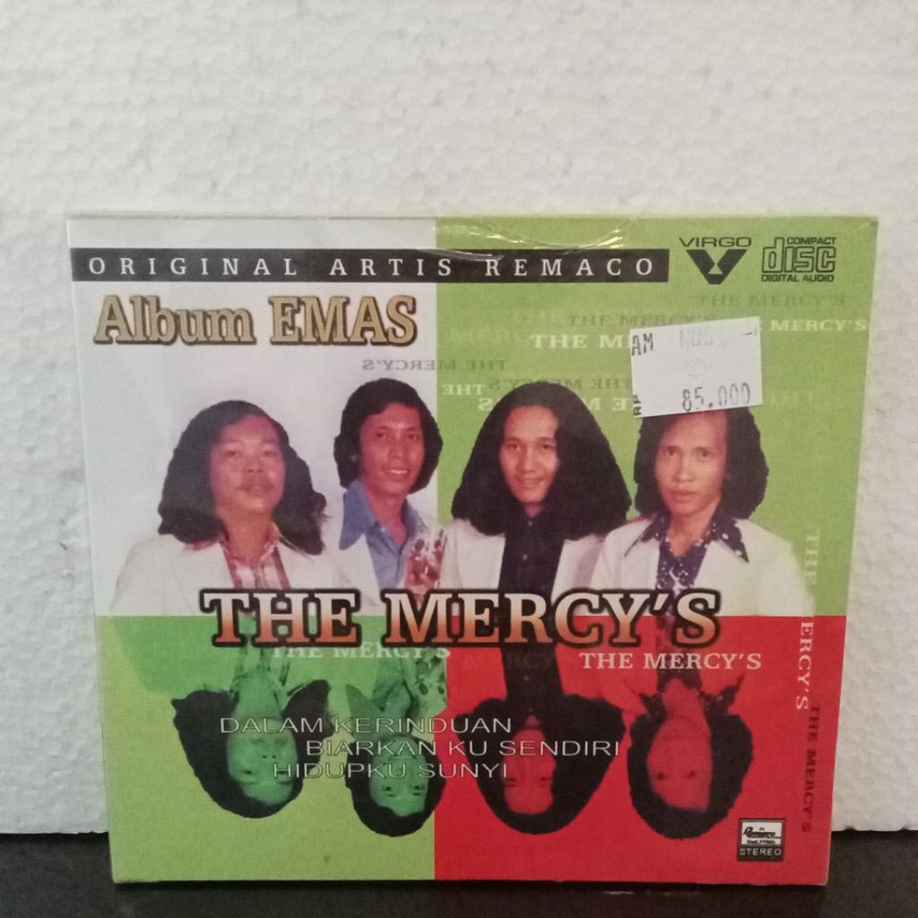 CD Compact Disc Album Emas, The Mercy's - Dalam Kerinduan (Segel)