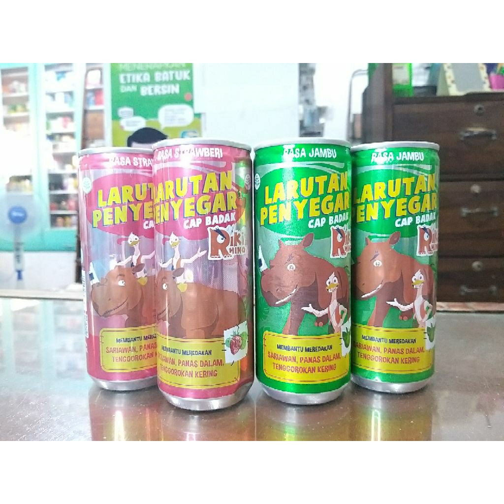 LARUTAN KALENG ANAK CAP BADAK RIKI RHINO 238 ML