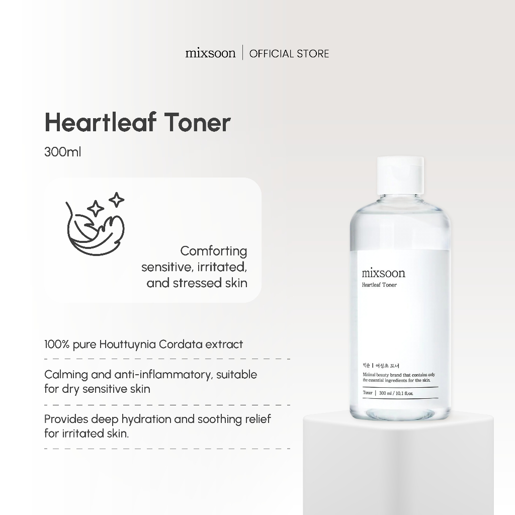 MIXSOON Heartleaf Toner 300ml