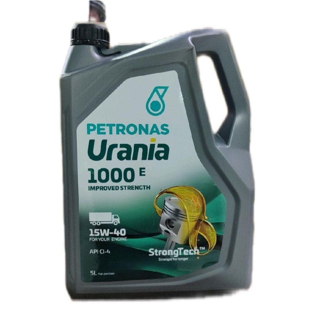 Petronas urania 1000e 15w-40 oli mesin diesel mobil truck kemasan galon 5L ORIGINAL