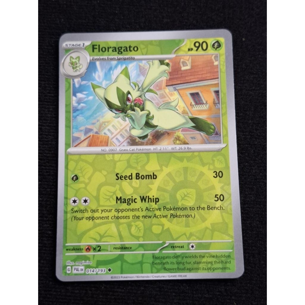 kartu pokemon original holo reverse Floragato PAL 014/193