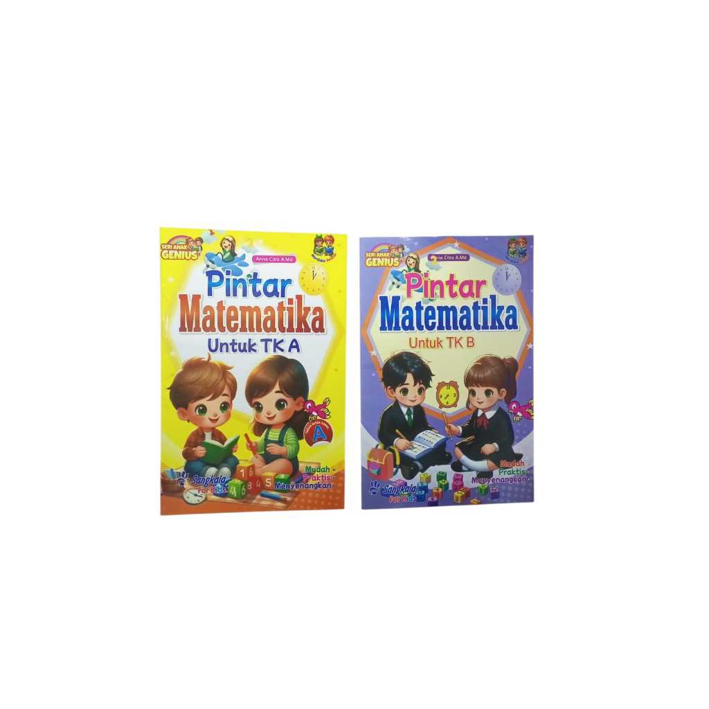 PINTAR MATEMATIKA UNTUK TK A,B (SERI ANAK GENIUS) - SANGKALA