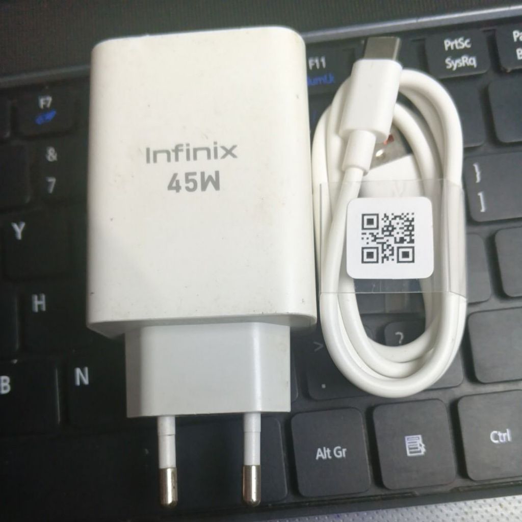 charger Infinix 45 Watt original copotan