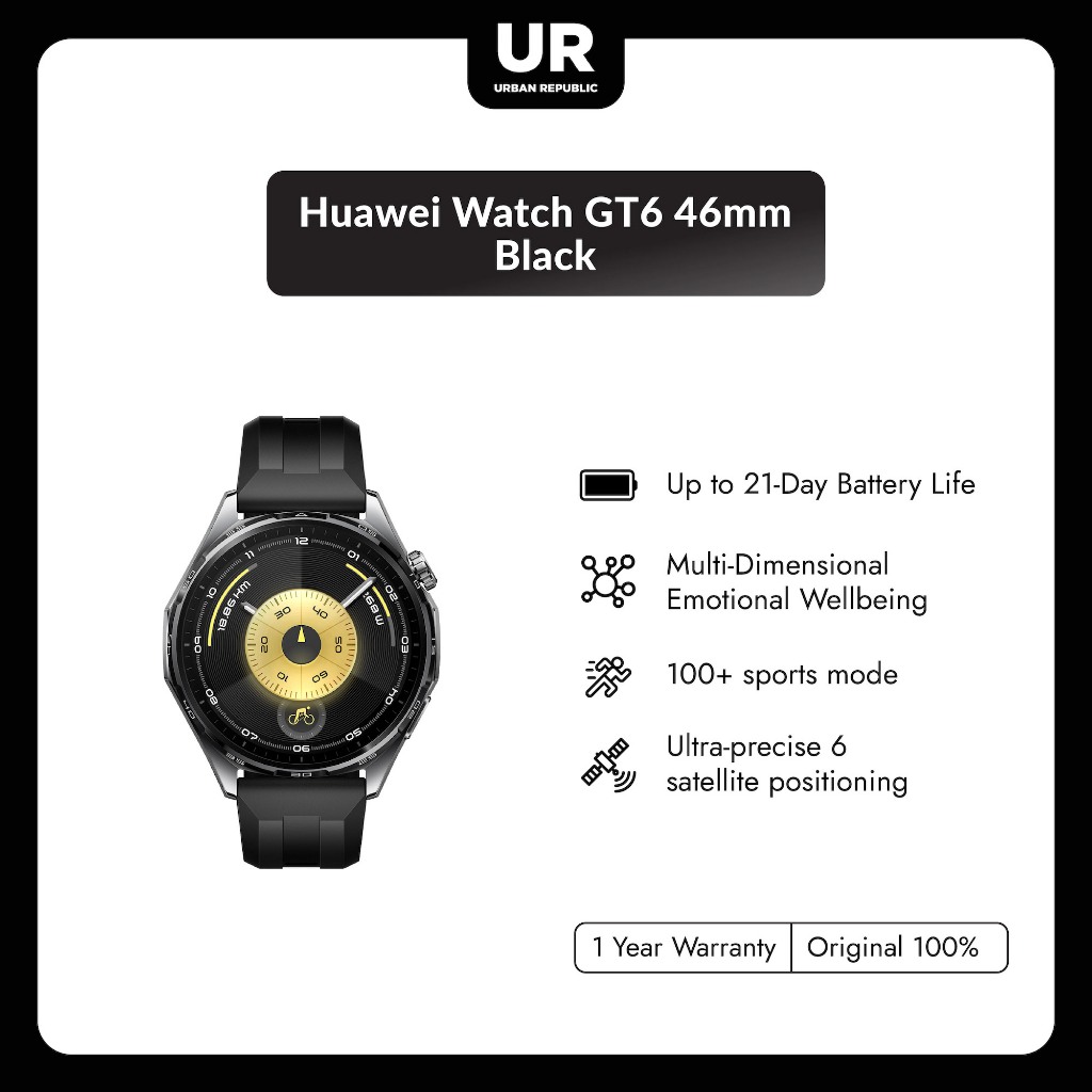 Huawei Watch GT6 46mm - Black