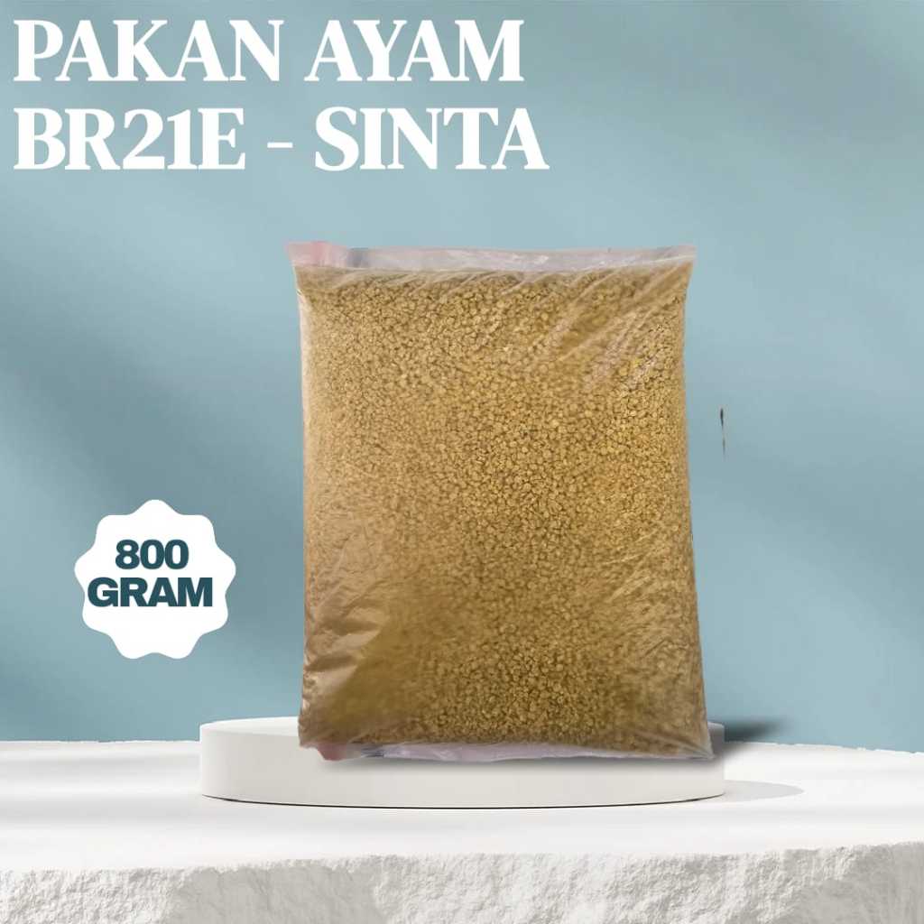 Pakan Ayam Br21e 800 gram Pakan Ayam Pitik dan Dewasa bebek Soang Jangkrik