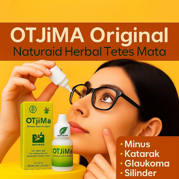 OTJIMA Original Naturaid Herbal Tetes Mata Minus Katarak Glaukoma OTJIMA Madu Obat Tetes Mata 10ml O