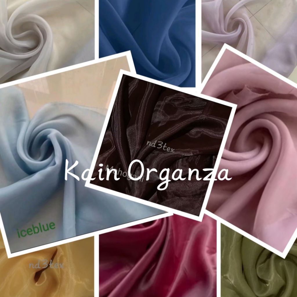 Kain Organza / Organza Premium Polos meteran