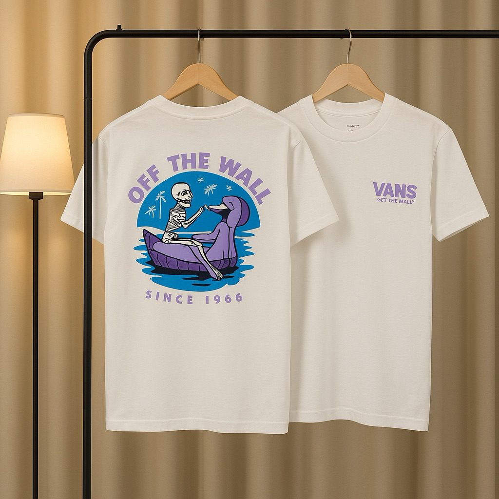[ORIGINAL] Tshirt man Vans/Tshirt basic man/Kaos oversize Vans off the wall