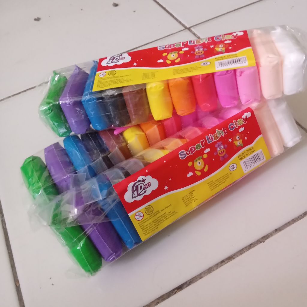 kley mainan edukasi anak 1 paket isi 12pcs