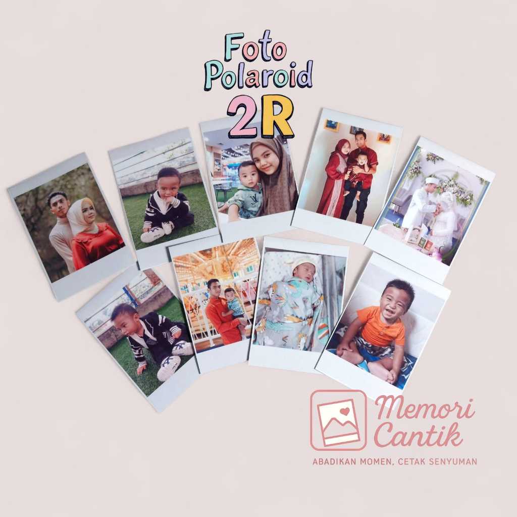 CETAK FOTO POLAROID UKURAN 2R | CETAK FOTO POLAROID CUSTOM