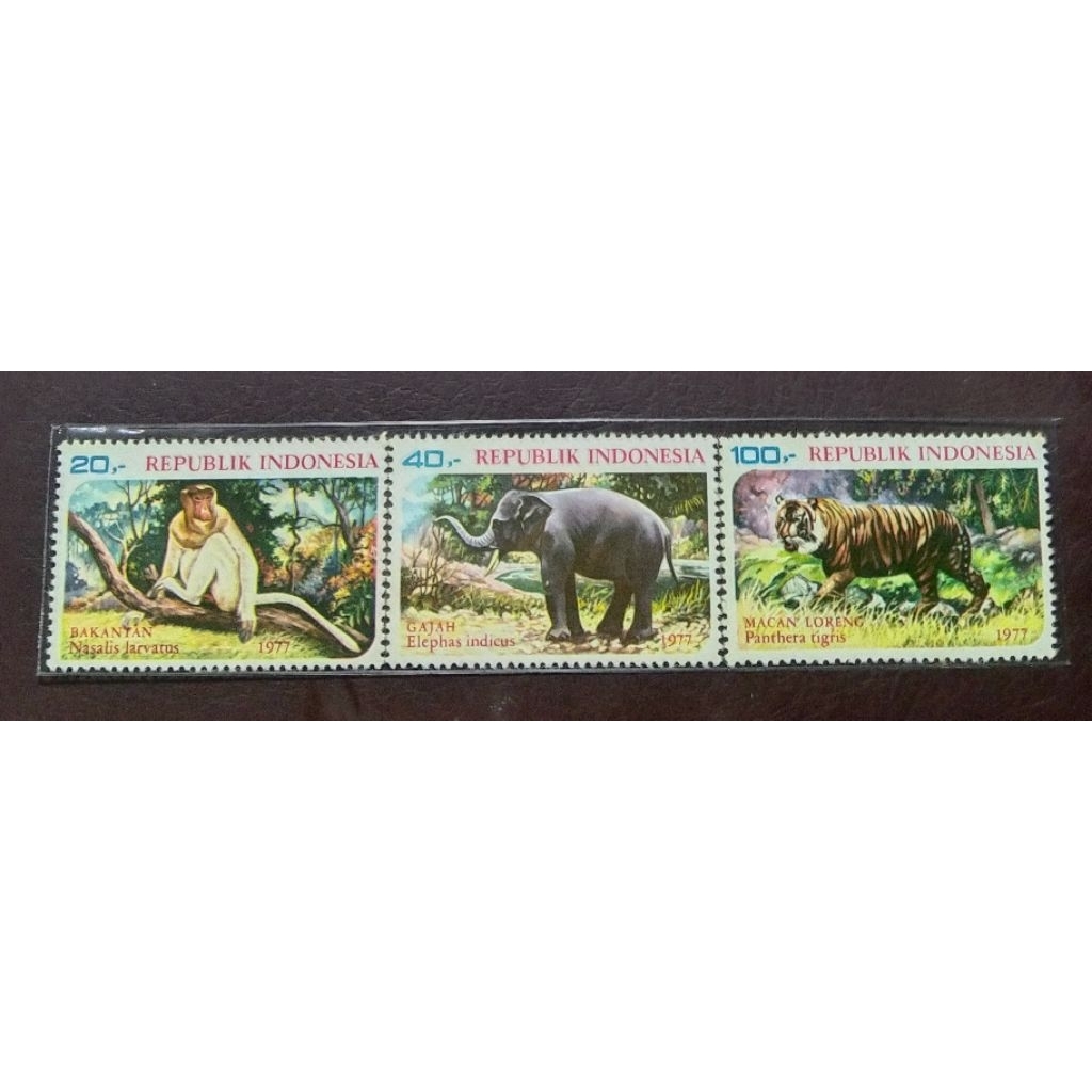 Prangko Lawas RI Set Lengkap Margasatwa 1977