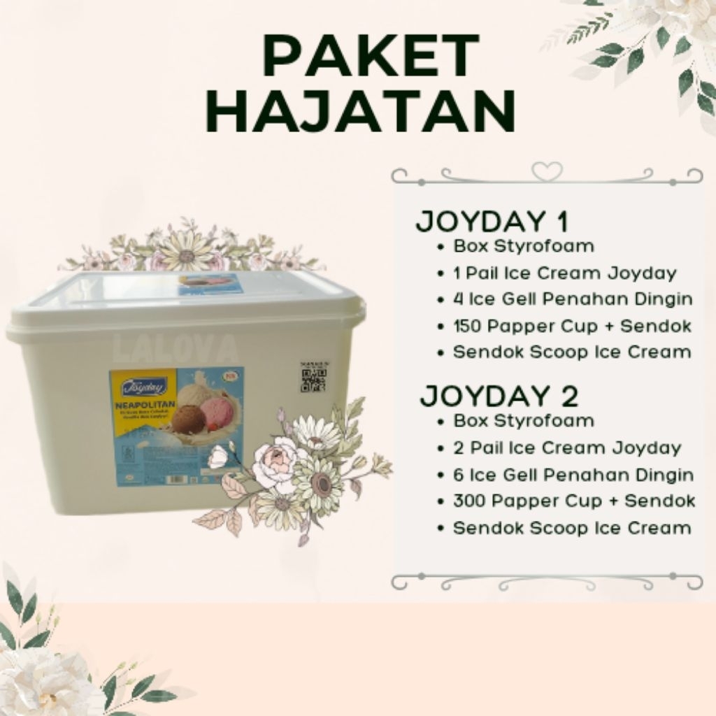ICE CREAM JOYDAY PAKET HAJATAN