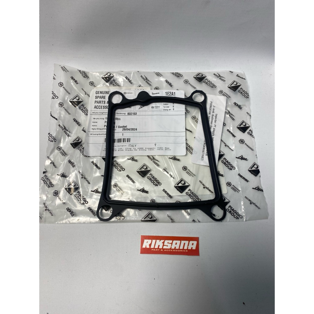 Seal Gasket Paking Head Piaggio Zip Karet Tutup Cilinder Head Original Piaggio
