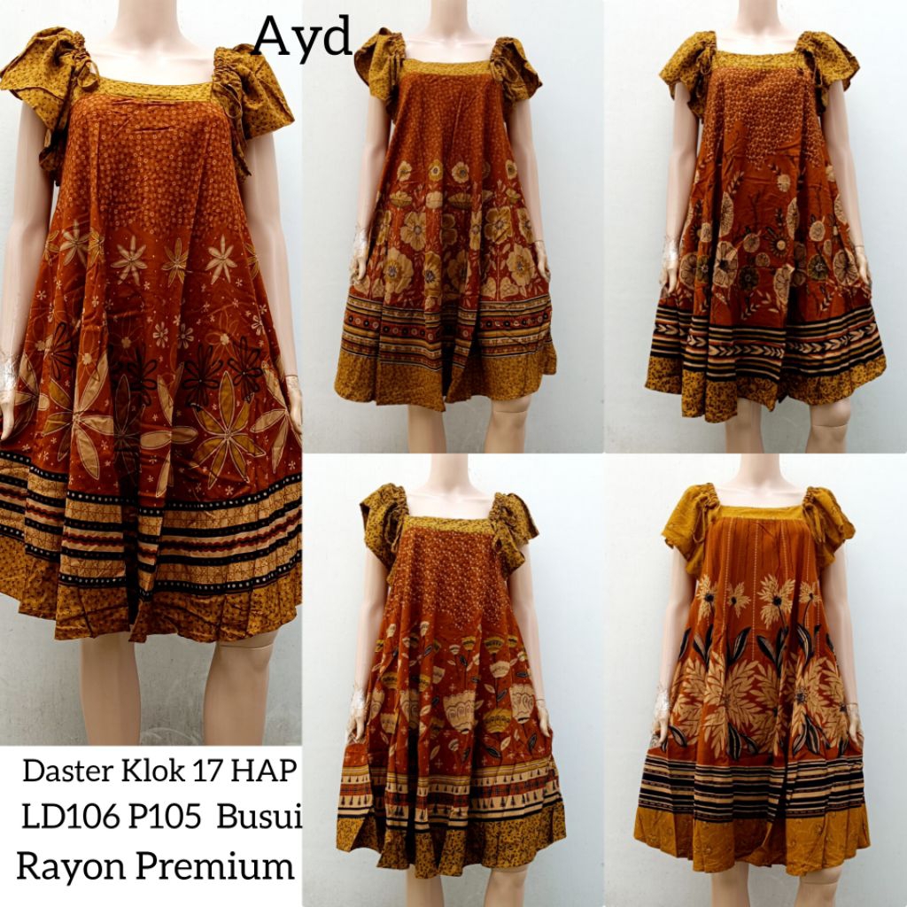 Daster payung HAP klok serut 17  bumil busui friendly
