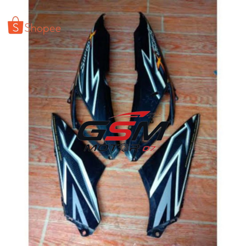 Cover body kanan kiri Honda supra X 125 batman, body samping Supra X 125 old