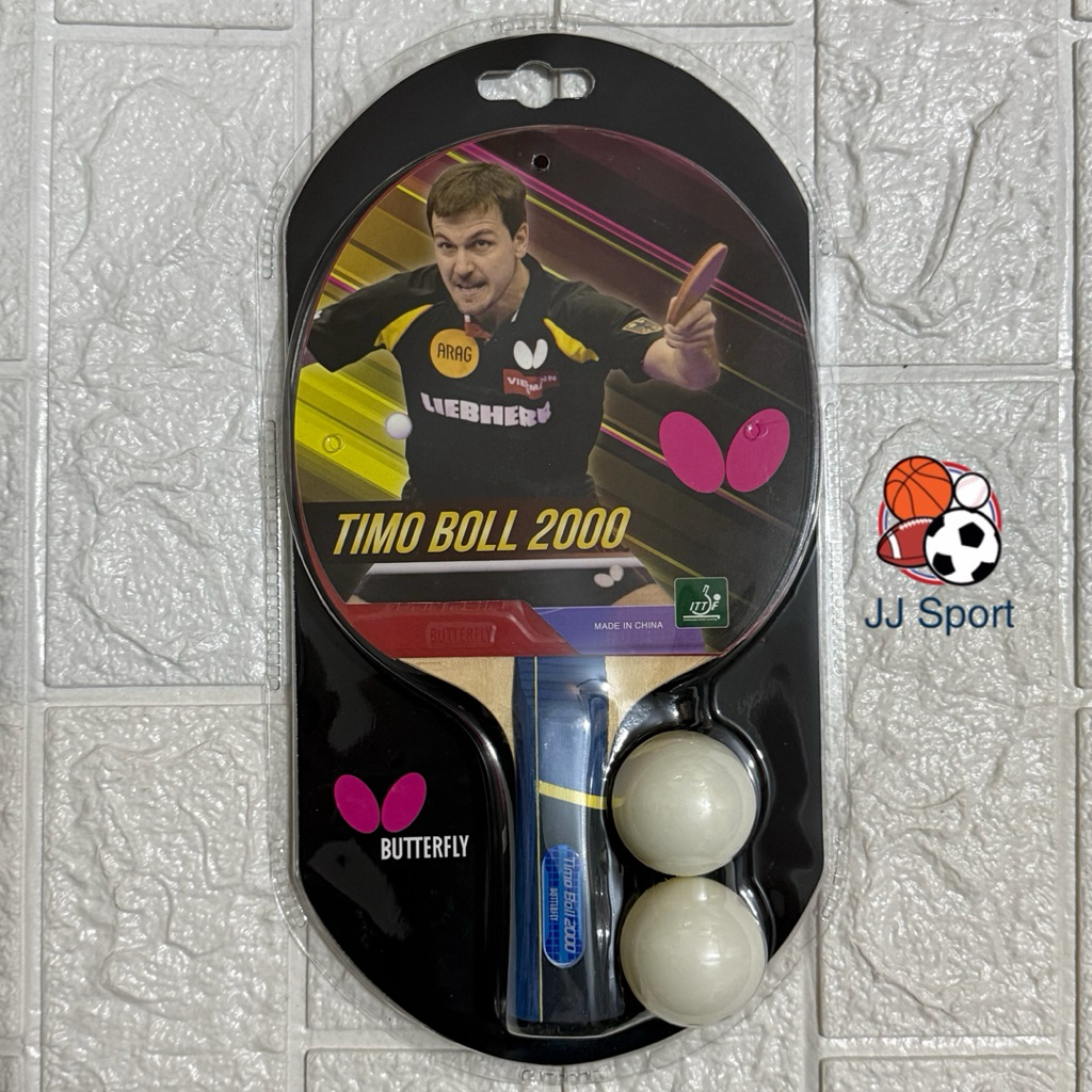 Bet Pingpong Bat Pingpong Butterfly TIMO BOLL 2000 ORIGINAL