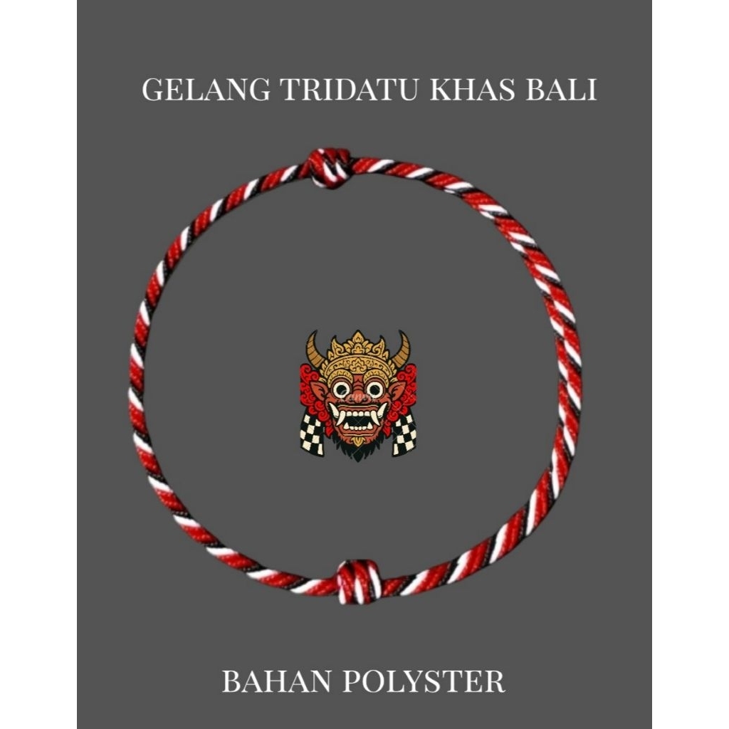 aksesoris gelang tridatu khas bali