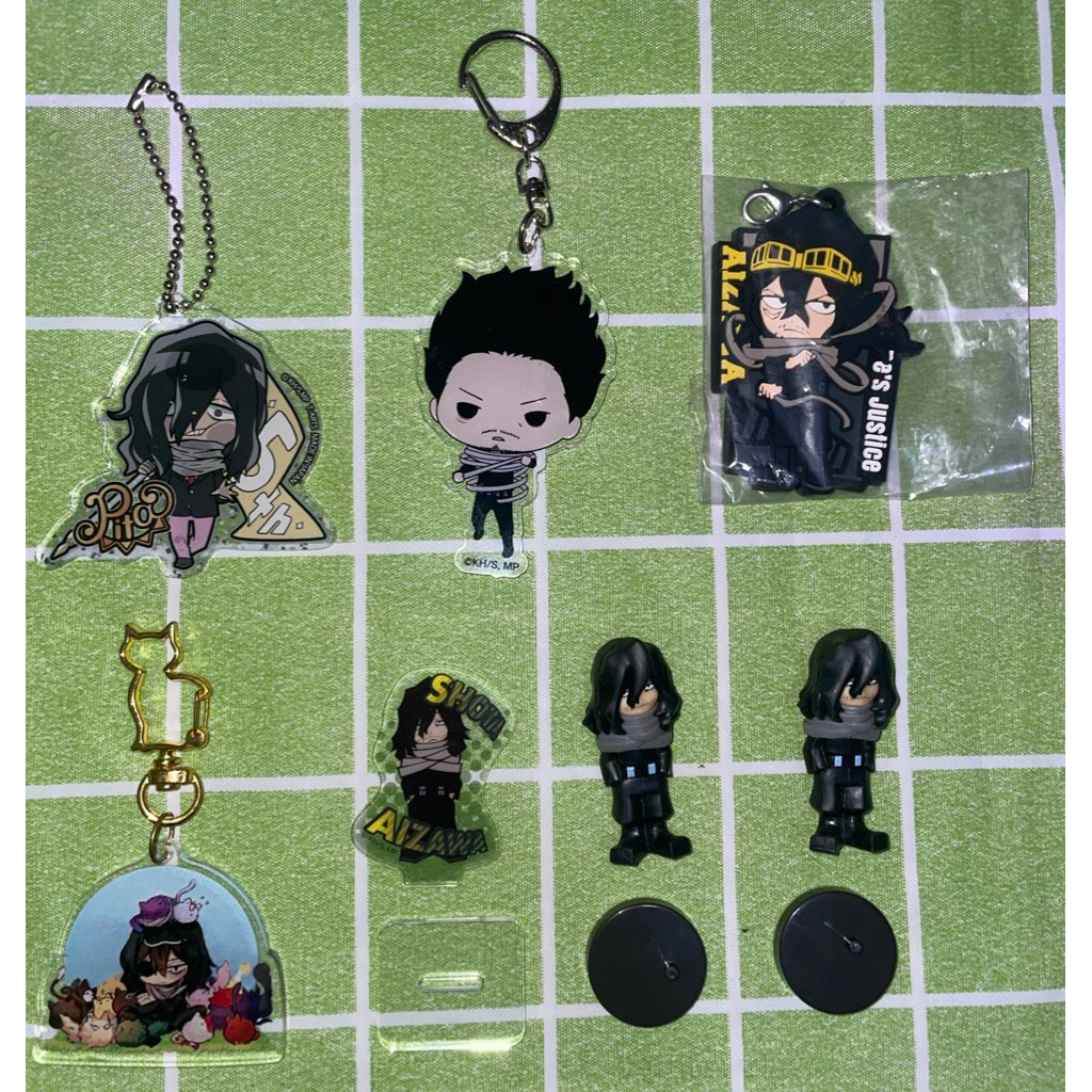 keychain shota gantungan kunci aizawa shouta mini figure  acrylic standee eraserhead my boku no hero