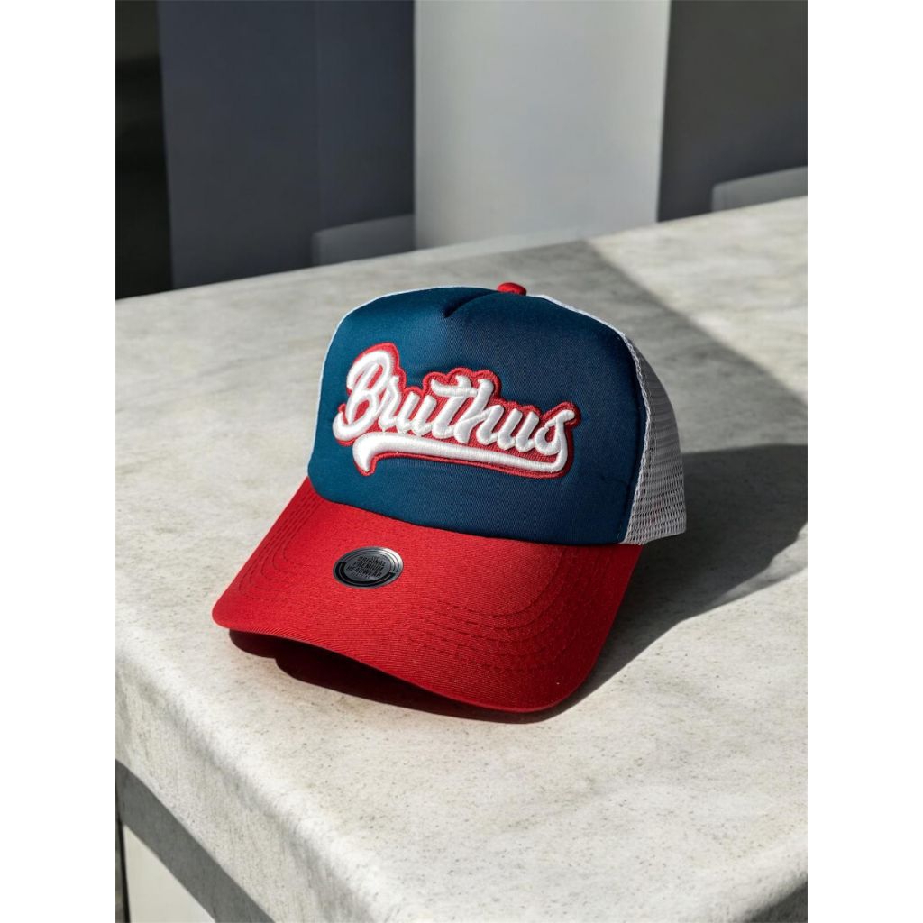 Bruthus Limited Edition Trucker Hat / Topi Jaring - College BruthusTopi Pria Trucker Jaring Cotton T