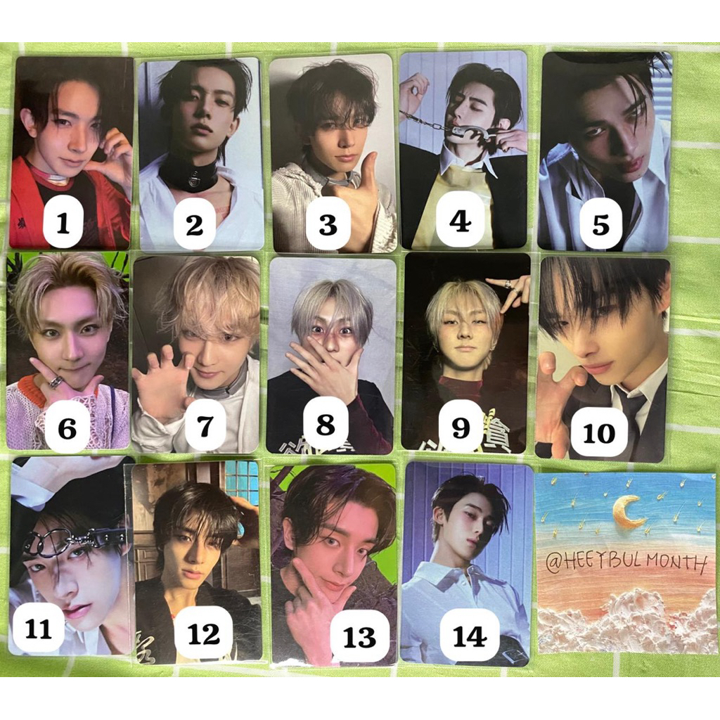 (OFFICIAL) READY STOCK WTS PHOTOCARD POB PC ENHYPEN HEESEUNG JUNGWON JAKE JAY SUNGHOON SUNOO NIKI DE