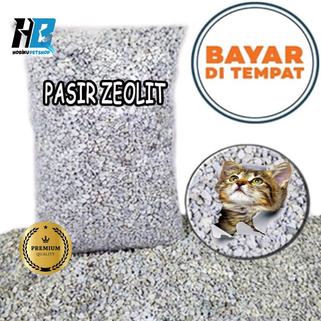 Media Filter Aquarium Pasir Zeolite Halus Kasar No 2 Kemasan 1KG