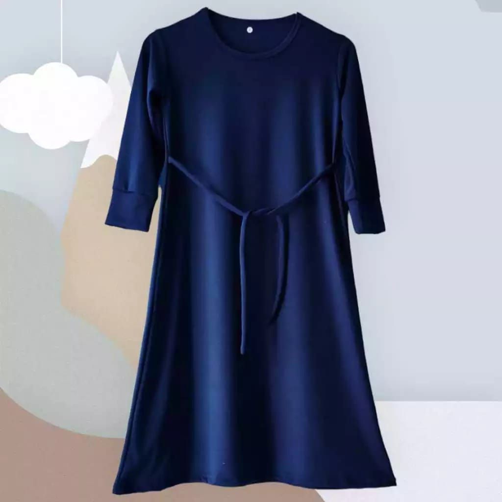 Gamis kaos Pe premium Gamis anak masa kini Usia 1 sampai 12 tahun