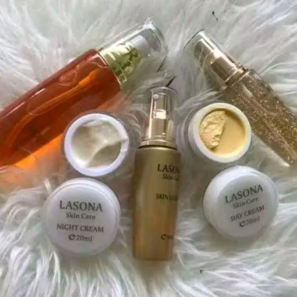 Lasona Beauty Skincare Paket Set Perawatan Wajah Isi 5 Pcs Original