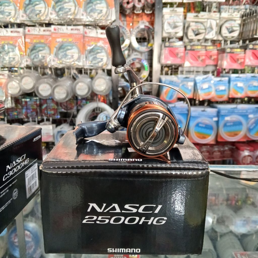 Reel Pancing SHIMANO NASCI 25 2500HG, C3000HG