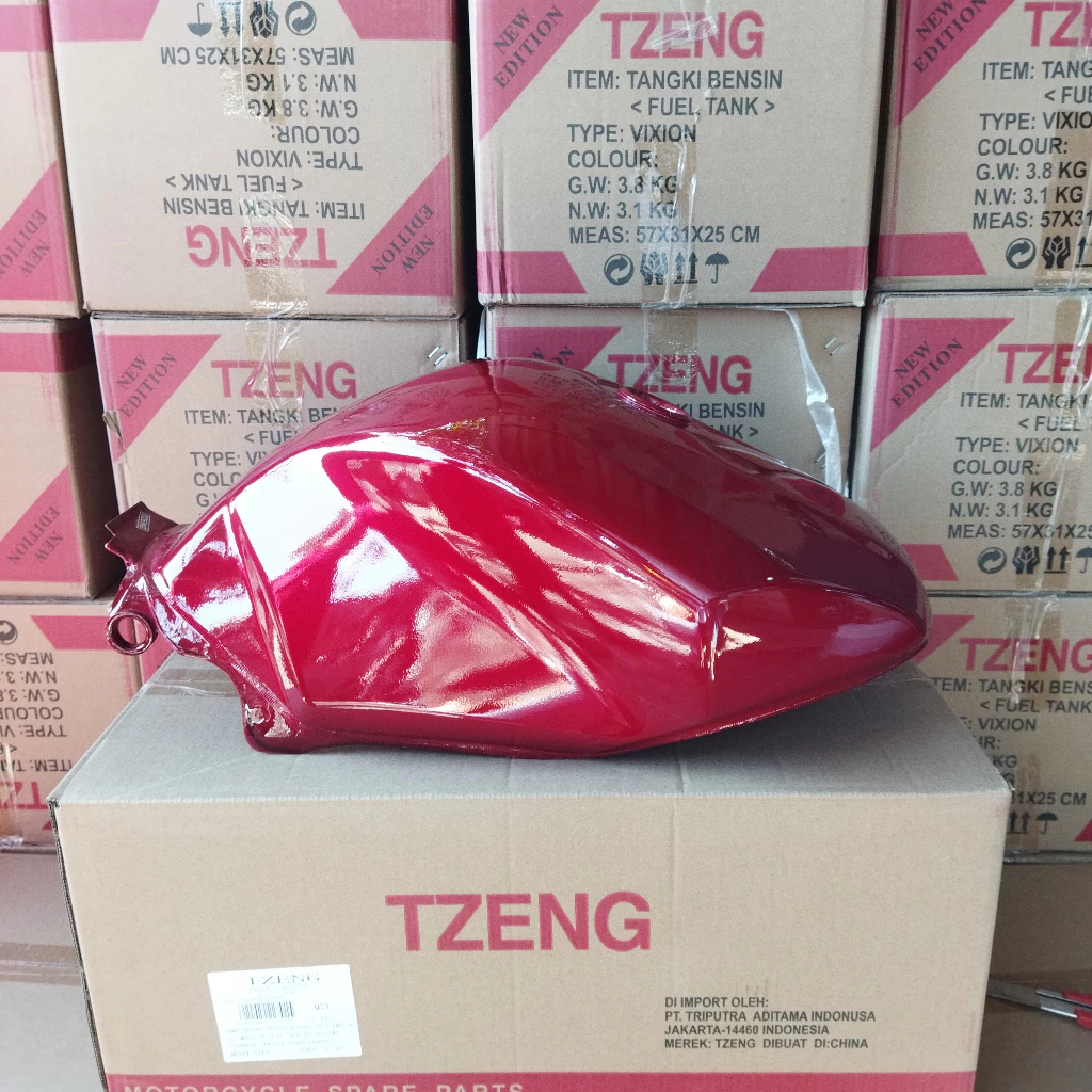 Tangki Motor Vixion Old Lama Merah Tebal Import