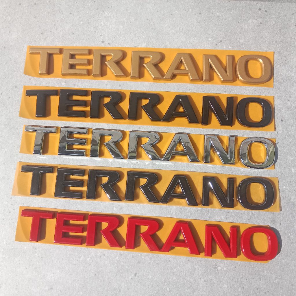 Emblem Bagasi Tulisan TERRANO Original Nissan