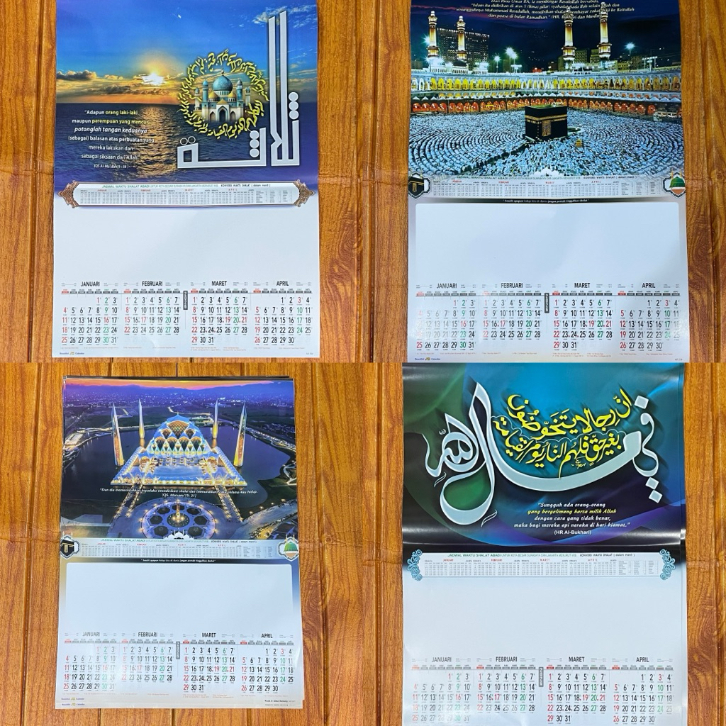 Kalender dinding 2026 Catrwulan AO
