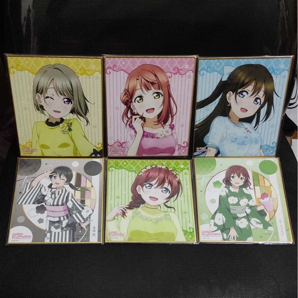 1 Pcs Shikishi Art Board Love Live Nijigasaki Original Jepang