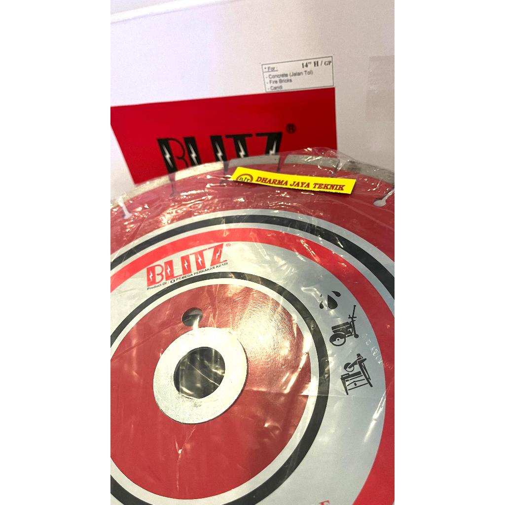 BLITZ DIAMOND SAW BLADE 14 INCH - PISAU BELAH ASPAL BETON - DJT