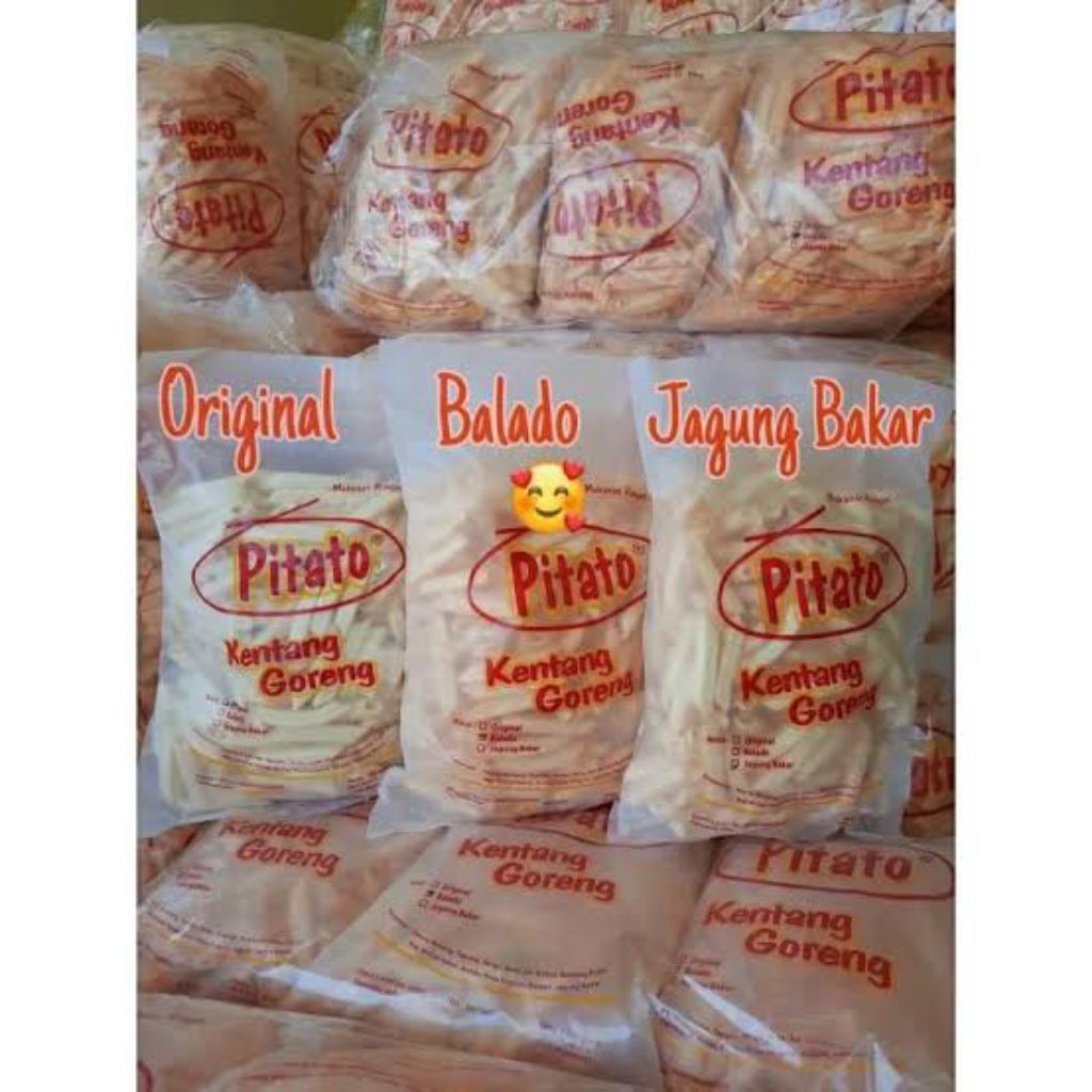 PITATO KENTANG GORENG 250GR DAN 95GR