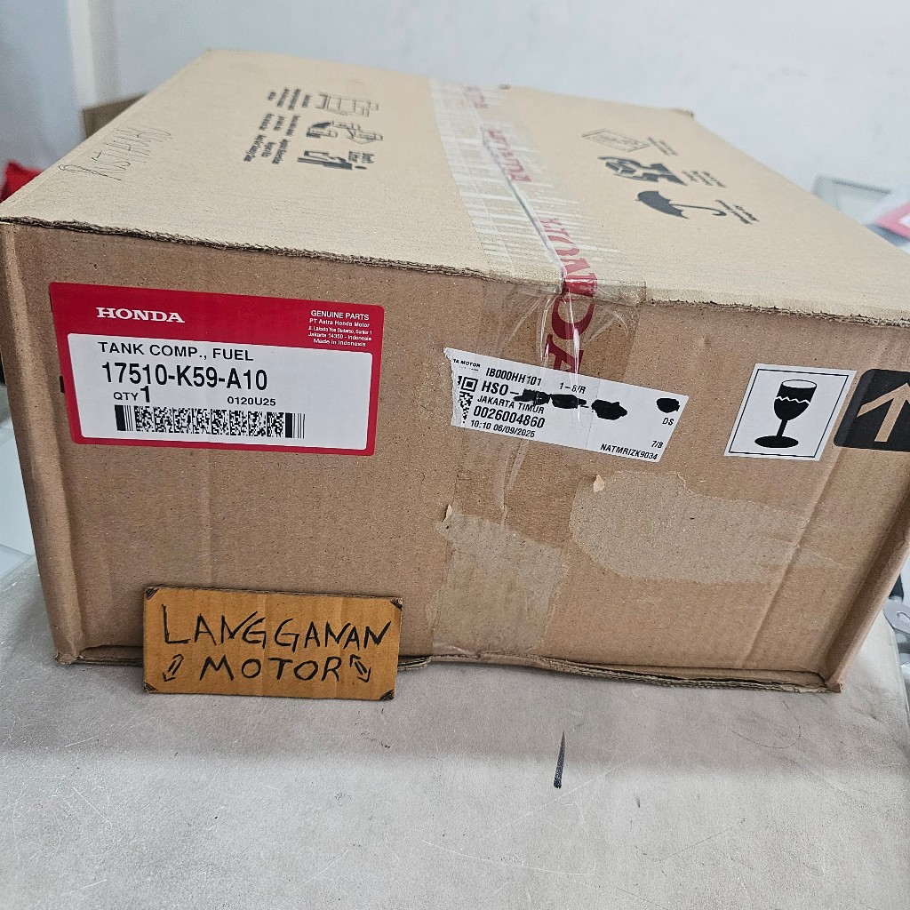 TANGKI BENSIN TANK COMP FUEL HONDA ALL VARIO 125 150 LED 17510K59A10 ORI AHM