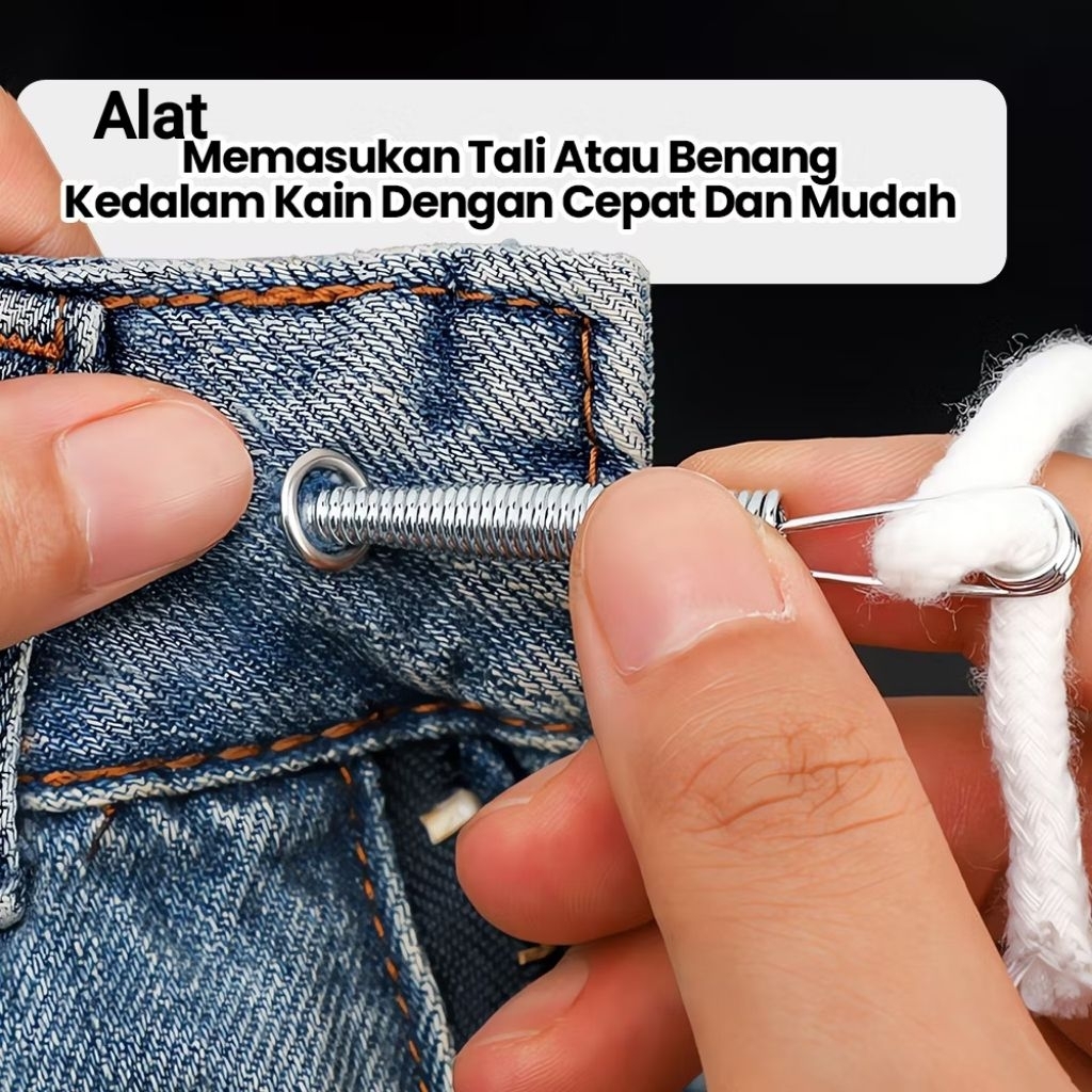 Alat Pemasang Tali Celana Alat Pasang Tali Celana Alat Memasukkan Tali Karet Celana Boxer Sarung Gul