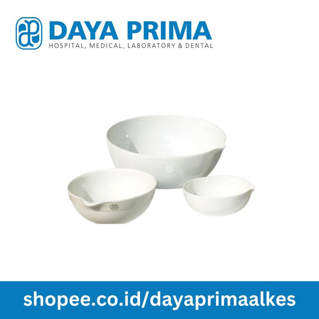 Evaporating Dish / Cawan Porselin 15cc // 35cc // 50cc // 75cc // 125 cc // 150 cc