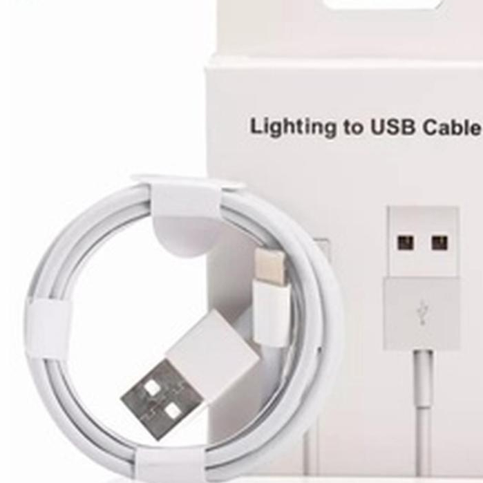 KABEL DATA LIGHTNING ORIGINAL / KABEL CHARGER IPHONE UNTUK IPNONE 5 / 6 / 7 / 8 , 100% ORIGINAL USB 