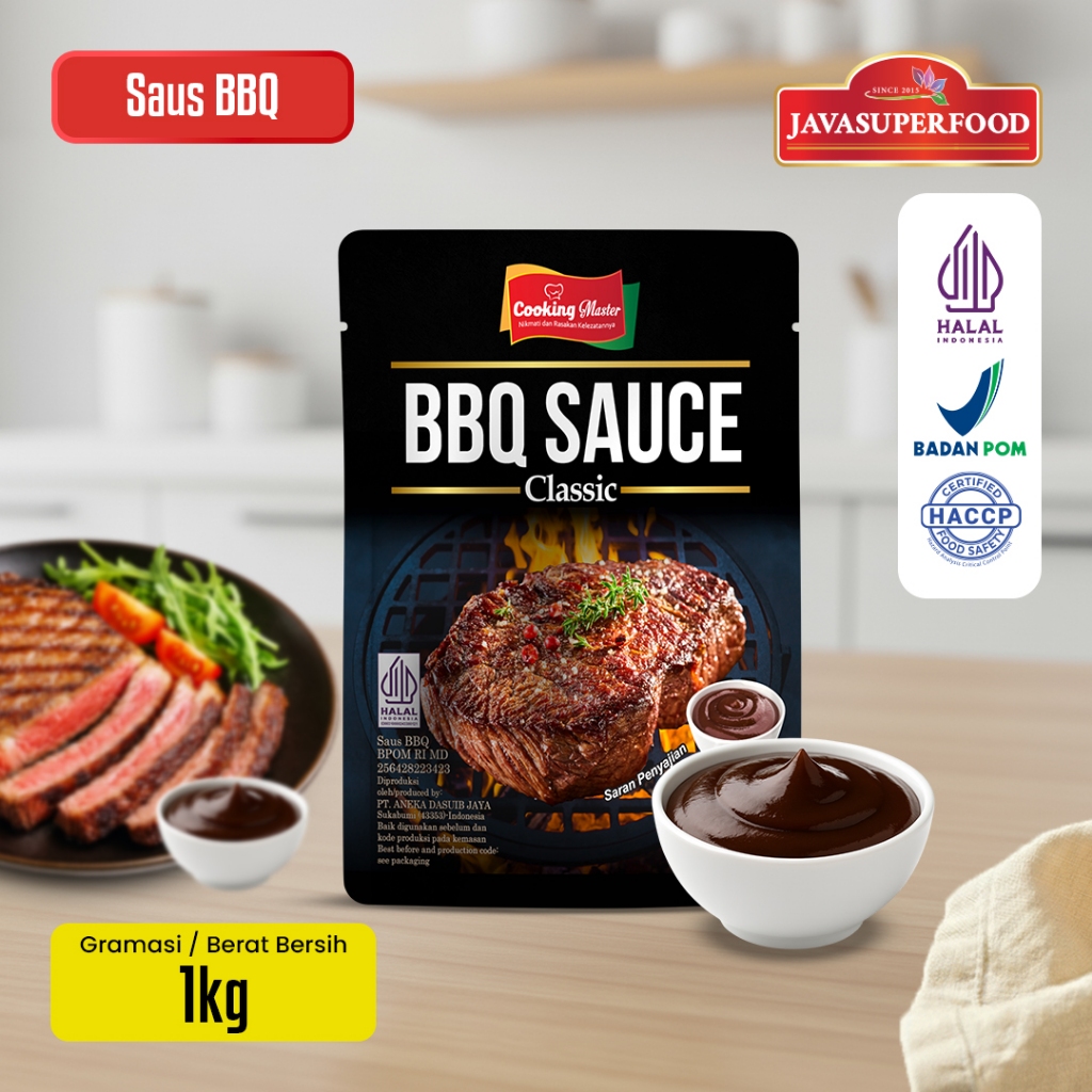 [HALAL] Saus BBQ korea 1KG / Sauce daging BBQ STEAK.