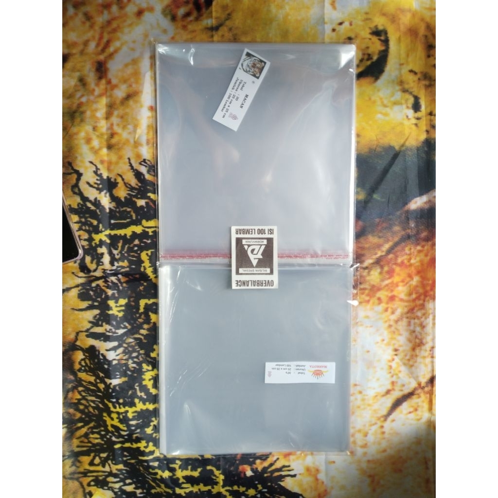 Plastik Opp 25x25 Roti & Kue Basah - Plastik Opp 25 x 25 Kantong & Lembaran